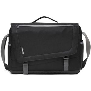 Lichtgewicht Messenger Bag Voor Mannen Fit 15.6 Inch Laptop Tas Waterbestendig Casual Schoudertas School Kantoor Crossbody