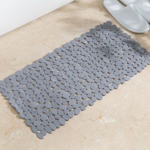 70Cm * 36Cm Cobblestone Badkamer Antislip Vloermat Pvc Badkamer Baden Massage Mat Rechthoekige Douche Imitatie stenen Vloer Mat