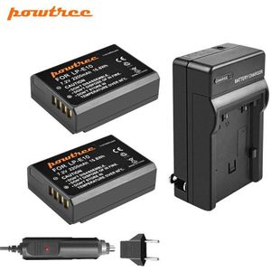 2200Mah LP-E10 Lp E10 LPE10 Digitale Camera Batterij + Lader Voor Canon 1100D 1200D 1300D Rebel T3 T5 Kus x50 X70 Batterij