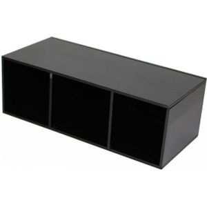 HUNYOO Zwart/Wit/Transparant Acryl Make Organizer Cosmetische Houder Gereedschap Opslag Organizadora Borstel Accessoire Organizer Box