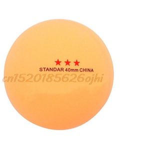 OOTDTY Ping Pong Ballen 50Pcs 3 Ster Standaard 40mm Pingpong Oranje Pingpongballen Games