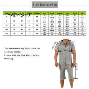 Mannen Jumpsuit Een Stuk Man Playsuit Zomer Rits Korte Mouw Mannelijke Jumpsuit Streetwear Overalls