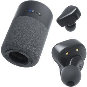Verbeterde Draadloze Computer Speaker Met 1 Paar Bluetooth Oortelefoon Waterdichte Draagbare Outdoor Sport Speaker