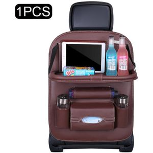 Pu Lederen Pad Bag Car Seat Terug Organisator Opvouwbare Tafel Lade Reizen Opbergtas Opvouwbare Eettafel Autostoel Opslag tas