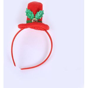 1 Pc Kerst Rode Top Hoed Hoofdbanden Creatieve Kerstman Hoed Hoofddeksels Jaar Kids Little Xmas Kerst Haar accessoires