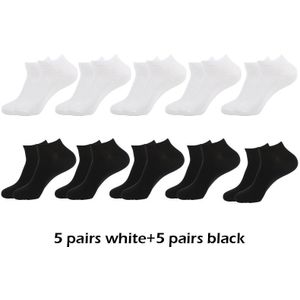 10 Paren/partij Mannen Sokjes Ademend Comfortabel Katoen Wit Grijs Zwart Solid Boot Sok Voor Man Prijs