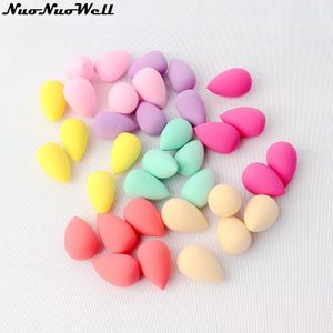 5 stks/partij Vinger Kleine Smooth Cosmetische Puff Droog Nat Gebruik Foundation Spons Schoonheid Gereedschappen Water Vorm BB Mini make-up Puff