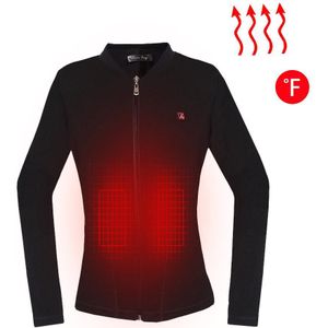 Vrouwelijke Verwarming Pak Elektrische Thermische Ondergoed Plus Fluwelen Jasje Shirt Elektrische Verwarmde Jas Verwarming Vest Usb Thermische