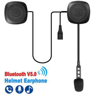 Motorhelm Headset Bluetooth 5.0 Rijden Hoofdtelefoon Anti-Interferentie Handsfree Draadloze Usb Opladen Hoofdtelefoon