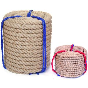 2M 5M Diy Handgemaakte Twisted Push-Pull Jute String Marine Automotive Bosbouw Dikke Dunne Hennep Touw Decoratie materialen