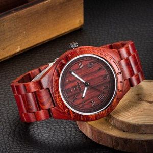 Uwood Eco Vriendelijke Sandal Wood Horloge Japan Quartz Waterdicht Houten Horloges Voor Mannen Mode
