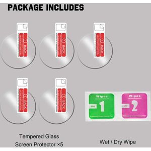 5Pcs 9H Premium Gehard Glas Voor Garmin Aanpak S62 Smart Watch Screen Protector Film Accessoires Voor Garmin Aanpak S62