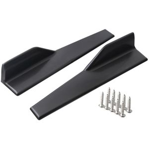 2 Stuks Universele 45Cm Auto Wide Body Side Rokken Splitters Kit Gewijzigd Sideskirts Rocker Anti-Kras Winglet Vleugels bumper