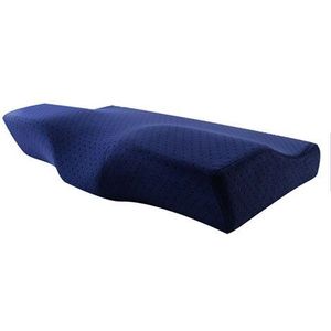 Memory Foam Beddengoed Kussen Nek Bescherming Trage Rebound Memory Foam Vlinder Vormige Kussen Gezondheid Cervicale Nek Grootte In 50*30 Cm