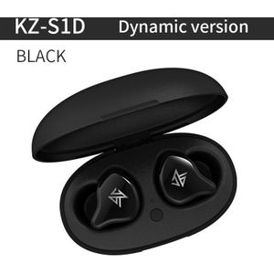 Kz S1 S1D Tws Echte Draadloze Oordopjes Bluetooth 5.0 1BA + 1DD Hybrid Oordopjes Touch Control Noise Cancelling Sport Oordopjes