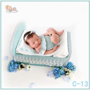 Pasgeboren Fotografie Wieg Extra Slapen Bed Pasgeboren Foto Schieten Station Baby Meisje Poseren Wieg Cot