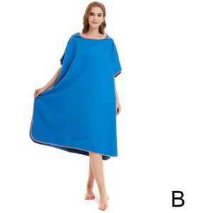 Microfiber Snel Droog Wetsuit Veranderende Gewaad Poncho Handdoek Kap Voor Zwemmen, Strand Strand, Met Surf Lichtgewicht, poncho P2D7