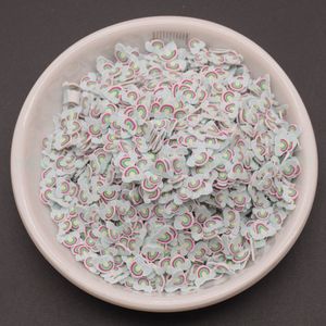 65G Mooie Leuke Regenboog Vorm Polymeren Clay Slices Sprinkles Voor Telefoon Decoratie, Shaker Kaarten Diy Slimes Vullen Filler