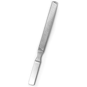 1Pc Rvs Metalen Nagelvijl Manicure Tool Nail Art Dubbelzijdige Pedicure Mode Duurzaam Nagelvijl Nail Art tool