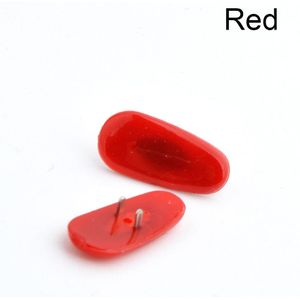 50Pairs Zachte Pvc Lenzenvloeistof Neus Pads Ovale Glazen Houdt Neus Pad Insert Eyewear Neus Pad