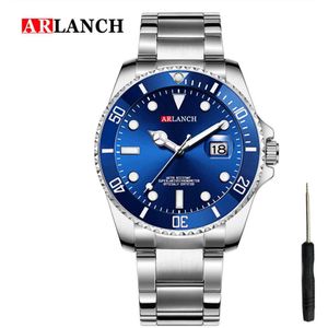 Arlanch Mannen Quartz Horloge Top Brand Luxe Waterdichte Horloges Mens Sport Datum Horloges Zwart Relogio Masculino