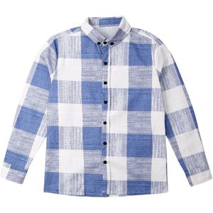 Casual Mannen Plaid Shirts Lente Herfst Flanel Shirt Mannen Dress Shirts Lange Mouwen Slim Fit Chemise Homme Katoen Mannelijke tops