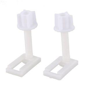 2Pcs Diy Plastic Toiletbril Schroeven Bevestigingen Fit Toiletbrillen Scharnieren Reparatie Gereedschap Type & Size:5 # 4.4X2.4Cm