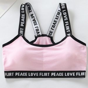 Meisjes Sport Beha Tiener Training Bras Wirless Running Yoga Ondergoed Kids Padded Bralette Zomer Stijlvolle Lingerie 8-16Years