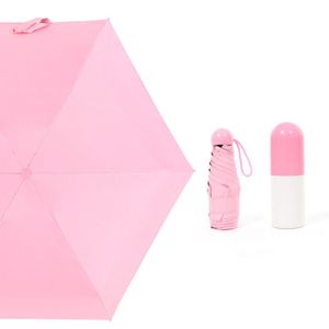Mini Capsule Vrouwen Paraplu Clear Pocket Anti-Uv Paraplu Winddicht Opvouwbare Paraplu Compact Regen Kinderen Paraplu