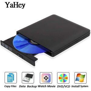 Externe Optische Drive USB 3.0 DVD Brander DVD ROM Speler CD/DVD-RW Schrijver Recorder Draagbare Drives voor Laptop Windows7 /8/10