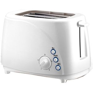 Kbxstart 220 V Thuis Automatische Broodrooster Snelle Verwarming Brood Ontbijt Spit Driver Mini Rvs Broodrooster 2 Plakjes