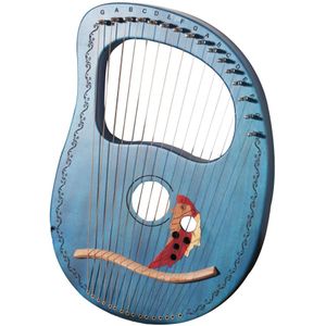 16 Strings Mini Draagbare Concave Professionele Helder Geluid Lier Harp Party Massief Hout Fineer Muziekinstrument Kids