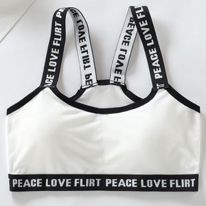 Meisjes Sport Beha Tiener Training Bras Wirless Running Yoga Ondergoed Kids Padded Bralette Zomer Stijlvolle Lingerie 8-16Years