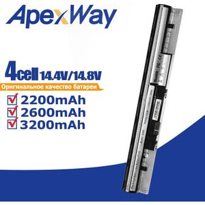 Apexway Zilveren Laptop Batterij L12S4L01 L12S4Z01 Voor Lenovo I1000-ISE M30 Voor Ideapad Flex 14 15D S300 S310 S400 S400U S405 s410