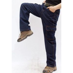 Jeans Loose Casual Cargo Broek Mannen Straight Baggy Denim Broek Mannelijke Bodems Dragen Overalls Plus Size S-4XL