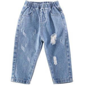 2 3 4 5 6 Jaar Peuter Jongens Jeans Lente Herfst Koreaanse Mode Denim Broek Voor Jongens Kids Broek Baby Broek