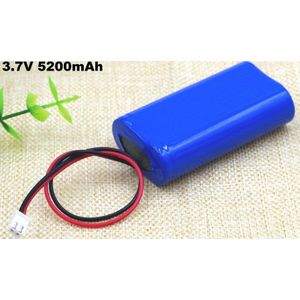 3.7 V 18650 Lithium Accu 2600 mAh 5200 mAh Vissen LED Licht Bluetooth Speaker 4.2 V Emergency DIY batterijen + bescherming