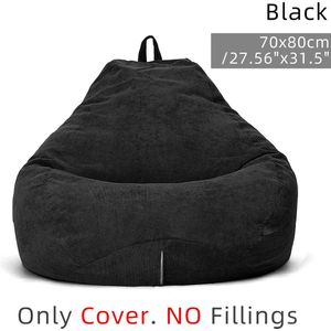 Bean Bag Bank Banken Sack Lui Cover Corduroy Fauteuil Tatami Kussen Woonkamer Meubels Covers (Niet Padding) doek Cover Alleen