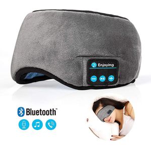 3d Draadloze Slapen Koptelefoon Sleep Oortelefoon Met Microfoon Draadloze Slaap Hoofdtelefoon Bluetooth Hoofdband Oogmasker Voor Samsung Xiaomi