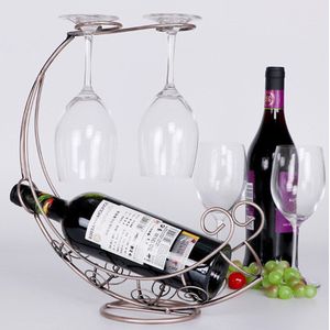Metalen Wijnrek Opknoping Wijnglas Houder Bar Stand Beugel Display Stand Beugel Decor Wijnglas Hanger Frame Wy111633325