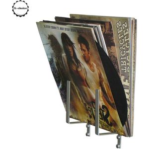 Vinyl Record Muur Opslag Rack, Tijdschriftenrek, Aluminium, Wandmontage