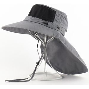 Camoland Herfst Zonnehoed Mannelijke Upf 50 + Wandelen Emmer Hoed Outdoor Lange Brede Rand Vissen Caps Met Nek Flap boonie Hoeden