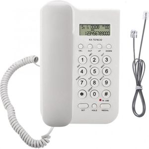 KX-T076 Home Hotel Wired Desktop Muur Telefoon Kantoor Vaste Telefoon Zwart Wit Telefono Fijo Para Casa Telefoon Thuis Telefoon