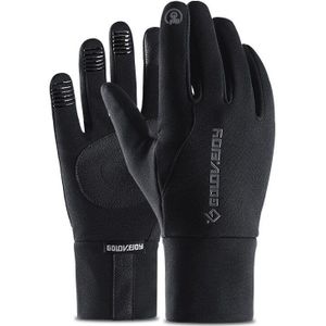 Heren Unisex Lederen Handschoenen Touch Screen Thinsulate Gevoerd Rijden Warme Handschoenen Winter Warm Houden Wanten Mannelijke