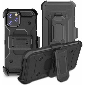 UYFRATE Shockproof Riemclip Holster Volledige Beschermende Armor Case Voor iPhone 11 Pro Max 6.5 11 6.1 XS Max XR XS X 8 7 6S 6 Plus SE