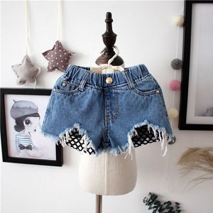 Mihkalev 2-8yearl Baby Meisjes Jeans Shorts Zomer Meisje Korte Broek Voor Kids Ripped Jeans Voor Kinderen Denim Shorts