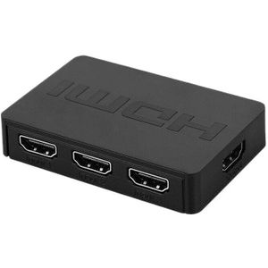 3 In 1 Hdmi Splitter 3 Port Hub Auto Switch 3X1 Out 1080P Hd Adapter Voor Pc PS4 Hdtv 360 Projector Met Afstandsbediening