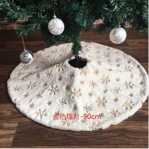 1PC 78/90/122cm Kerstboom Rok Tapijt Mat Schorten Bont Decoraties Voor Huis Natal Boom rokken Jaar Decoratie