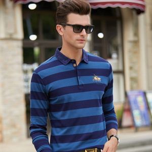 Hollirtiger Borduurwerk toevallige lange mouwen bedrijvengids mens shirts mannenmode poloshirt mannen Tennis polo Sociale