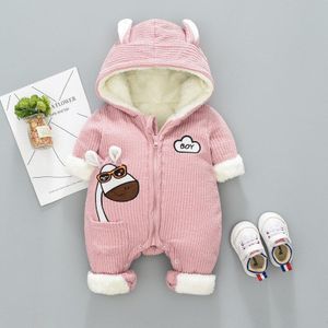 Winter Overalls Voor Kinderen Jas Baby Sneeuw Dragen Pasgeboren Snowsuit Jongen Warme Katoen Meisje Kleding Bodysuit 0-18M